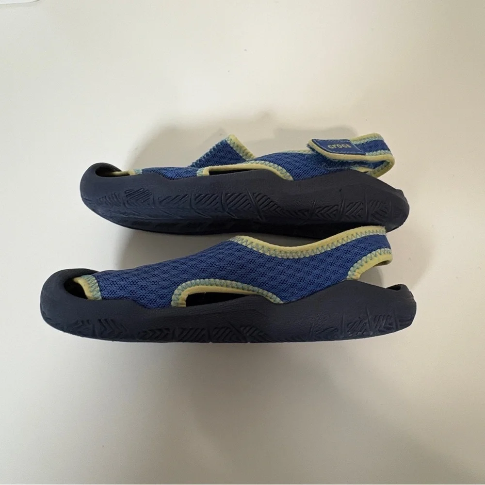 Crocs Blue Swiftwater Youth Sandals